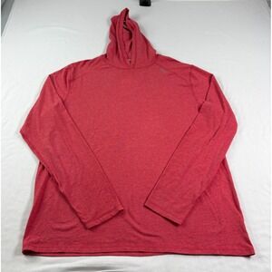 Tasc Performance Hoodie Mens L Red Carrollton Lighweight Pullover Bamboo Stretch